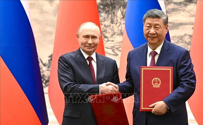 Trung Quốc và Nga nhất trí củng cố hợp tác chiến lược toàn diện và thúc đẩy thế giới đa cực kiểu mới